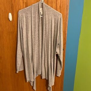 St John’s Bay Gray Cardigan 1X